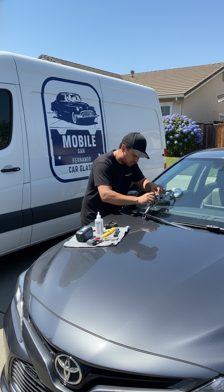 Auto Glass Repair in Mission Hills, CA by Mobile San Fernando Car Glass