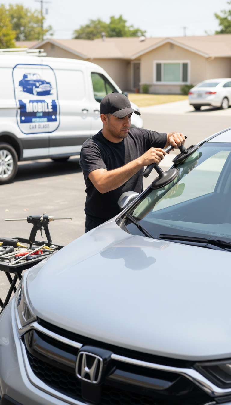 Windshield Replacement in Mission Hills, CA by Mobile San Fernando Car Glass